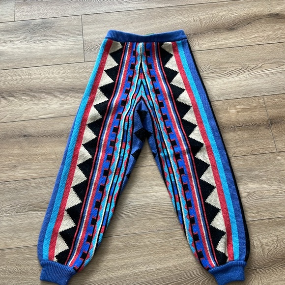 Farm Rio Julie Stripe Patch Sweats - Picture 5 of 5